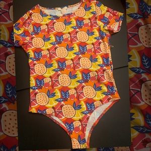 Forever 21 Girls multi color bodysuit.